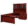 Kimball Senator Traditional Wood Desk Workstation