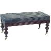 Legacy Baker 792BEN, Lounge Lobby Bench on Casters