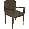 Legacy Atlantis 460ASC, Armed Wood Stack Chair