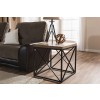 Baxton Studio YLX-2692-ET Holden Vintage Industrial Antique Bronze End Table
