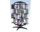 Gressco Library, 4 Tier Four Tower Rotating Display,Video/DVD's