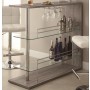 Coaster Furniture 100156 Rectangular Bar Unit with 2 Shelves and Wine Holder