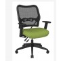 Officestar 13-37N9WA-6 Deluxe Chair with AirGrid Back in Green