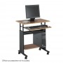 Safco Muv 28" Adjustable Height Workstation Cherry 1925CY