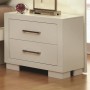 Coaster Furniture Jessica Master Bedroom Night Stand in White 202992
