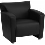 Flash Furniture HERCULES Majesty Series Black Leather Chair 222-1-BK-GG