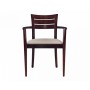 OFS 24637 Carino Guest Armchair with Wood Slat Back