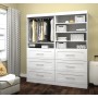 Bestar 26856-17 Pur 72" Classic kit in White