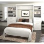 Bestar 26879-17 Pur 126" Queen Wall Bed kit in White