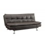 Coaster 300321 Dilleston Sofa Bed in Futon Style with Chrome Legs in Brown