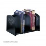 Safco Five Section Adjustable Bookrack Black 3116BL