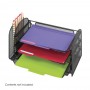 Safco Onyx One Upright/Three Horizontal Sections Black 3265BL