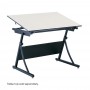 Safco PlanMaster Height-Adjustable Drafting Table Black 3957