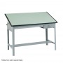 Safco Precision Drafting Table Base Gray 3962GR