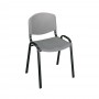 Safco Stack Chairs Qty. 4 Pack Charcoal 4185CH