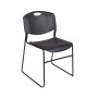 Regency 4400BK Zeng Stack Chair in Black