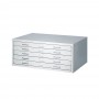 Safco Facil Steel Flat File-Small Light Gray 4969LG