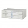Safco Facil Steel Flat File-Medium Light Gray 4972LG