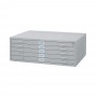 Safco 5-Drawer Steel Flat File for 30" x 42" Documents Gray 4996GRR