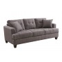 Coaster 505175 Samuel Sofa with Tufted Cushions in Charcoal