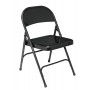 National Public Seating 510 50 Series Standard All-Steel Folding Chair in Black