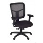 Regency 5103BK Kiera Swivel Chair in Black