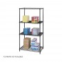 Safco Industrial Wire Shelving 36 x 24" Black 5288BL