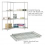 Safco Industrial Extra Shelf Pack 24 x 36" Metallic Gray 5290GR