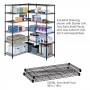 Safco Industrial Extra Shelf Pack 48 x 18" Black 5293BL