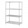 Safco Industrial Wire Shelving 48 x 24" Metallic Gray 5294GR