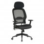 Office Star Space Seating Professional AirGrid Back and Mesh Seat Chair with Adjustable Headrest 55403