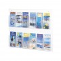 Safco Clear2c 12 Pamphlet Display Clear 5671CL