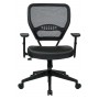 Office Star Space Seating Professional AirGrid Back Managers Chair with Leather Seat 5700