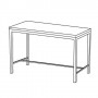 High Point Furniture Trados Metal Sofa Table 5727_