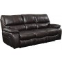 Coaster 601931 Willemse Motion Sofa with Drop-Down Table in Chocolate