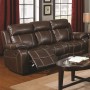 Coaster Furniture Myleene Upholstery Motion Fabric Sofa in Brown 603021