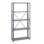 Safco 36 x 12 Commercial 5 Shelf Kit Gray 6265