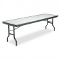 Iceberg IndestrucTable Folding Table 30 inch x 96 inch - Granite 65137
