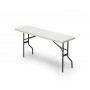 Iceberg IndestrucTable TOO 1200 Series Folding Table 18 inch x 72 inch - Platinum 65363