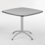 Iceberg CafйWorks Cafй Table 36 inch Square - Gray 65617