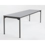 Iceberg Maxx Legroom Wood Folding Table 30 x 96 - Gray 65837