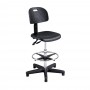 Safco Soft Tough Deluxe Workbench Chair Black 6912