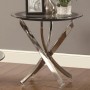 Coaster Furniture 702587 Occasional Group End Table With Tempered Glass Top