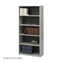 Safco 5-Shelf ValueMate Economy Bookcase Gray 7173GR