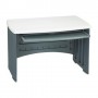 Iceberg SnapEase Computer Desk 46 inch - Charcoal/Silver 73002