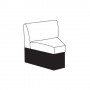 High Point Furniture Steps Wedge Module Black Base 7435BLK