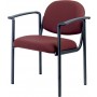 Eurotech Dakota 4 Leg Side Chair Black Fabric 8011-AT33
