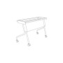 Officestar 842FM4-T Frame/Modesty For 48X24 Training Tables Top in Titanium