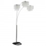 Coaster Furniture Accents Floor Lamp with Poly Crystal Shades in Chrome 901484