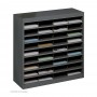 Safco E-Z Stor Literature Organizer 36 Letter Size Compartments Black 9221BLR